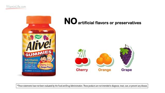 ALIVE GUMMIES MULTIVITAMINS FOR KIDS смотреть онлайн