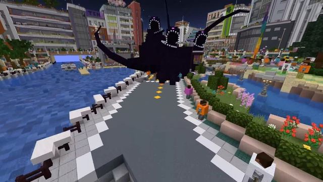 Minecraft Wither Storm Mod Vs City смотреть онлайн
