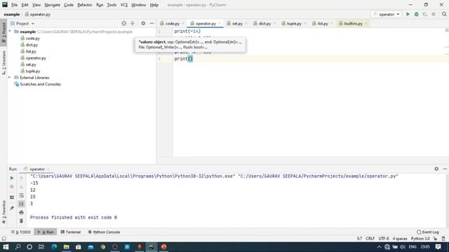 EP-11||OPERATORS IN PYTHON||BITWISE OPERATORS IN PYTHON||PART-3 смотреть онлайн