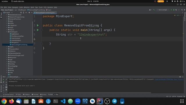 Java Program to Remove Digits from a String Tcs, Infosys, Cognizant Wipro! Frequently Asked Problem смотреть онлайн