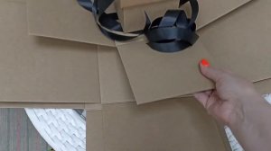 крафт коробка раскладушка для подарка из шоколадок