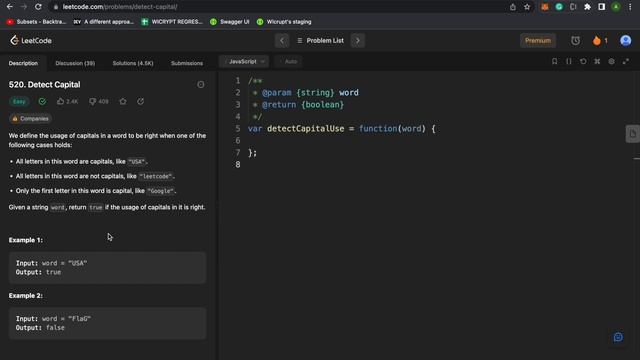 Leetcode 520: Detect Capital смотреть онлайн
