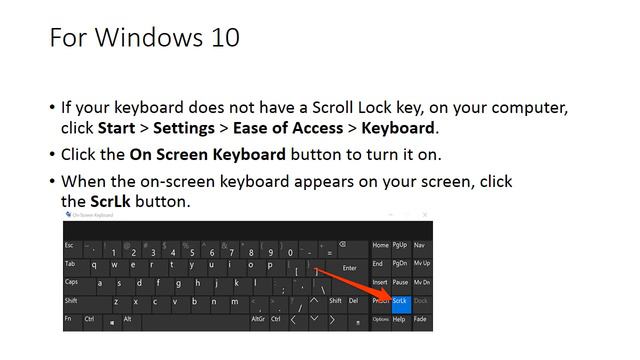 Turn off Scroll Lock I Desktop I Laptop I Windows 10 I Windows 8.1 I Windows 7 I Virtual Keyboard I смотреть онлайн