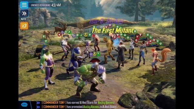 Dark Dimension 6 Gameplay Day 15 Global Node 2 Apocalypse Hulk Brawn Cap Sam Marvel Strike Force MS смотреть онлайн