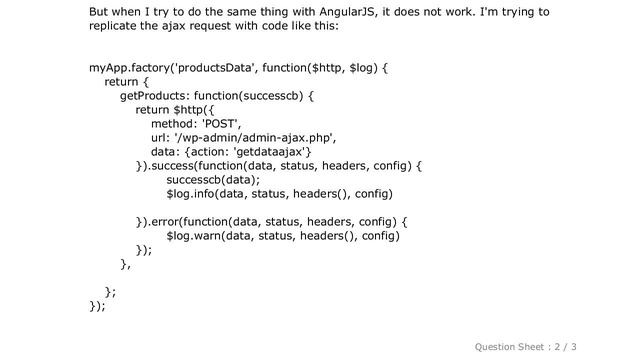 jQuery : jQuery ajax request works, same AngularJS ajax request doesn't смотреть онлайн
