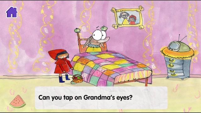 Little Red Riding Hood CBeebies: Kids Toddlers Storybook Story Time Game смотреть онлайн