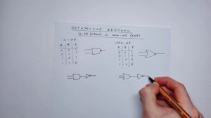 Логические вентили И-НЕ и ИЛИ-НЕ