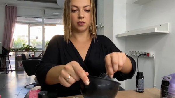 Как тонировать волосы дома .Как сделать пепельный оттенок блонда c schwarzkopf igora vibrance.