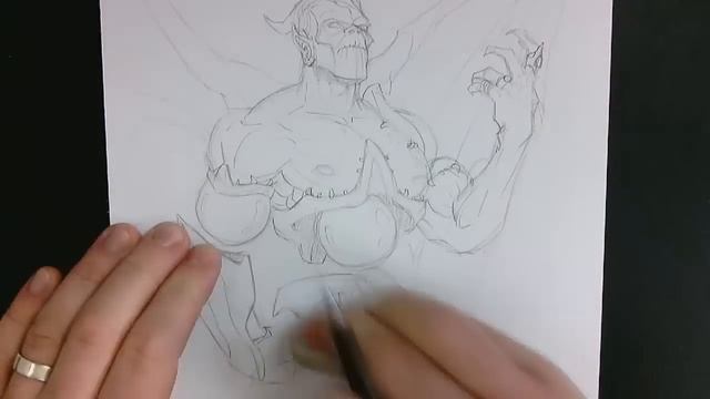 Drawing a Cybernetic Demon! (Character Design Session) смотреть онлайн