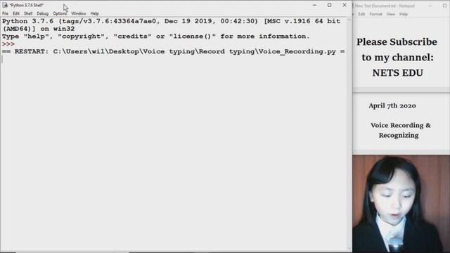Math, Python Series 47 - Voice recording & recognizing 程序 自动化语音识别 смотреть онлайн