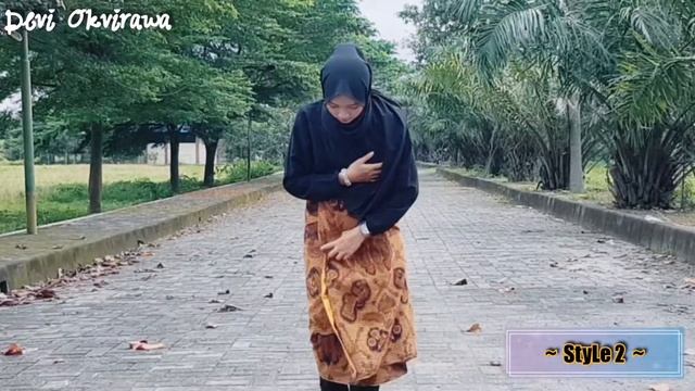 Tutorial Rok Lilit Viral Tiktok 2021 Batik Indonesia Keren || 4 Style Easy Wear смотреть онлайн