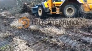 Отвал-корчеватель пней для фронтального погрузчика JCB