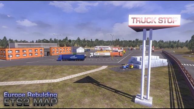 ETS2 Europe Rebuilding V.1.02 Patch 1.4.X MAP + Download смотреть онлайн