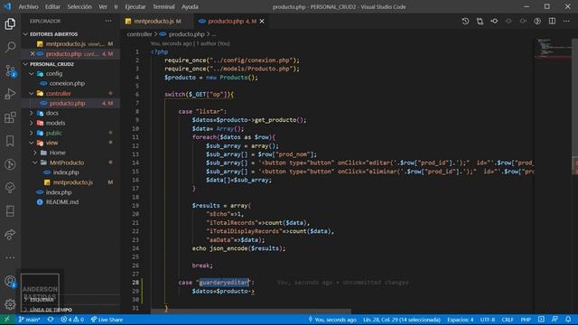 Creando un Sistema CRUD desde Cero con PHP, MySQL y JavaScript - 6 смотреть онлайн