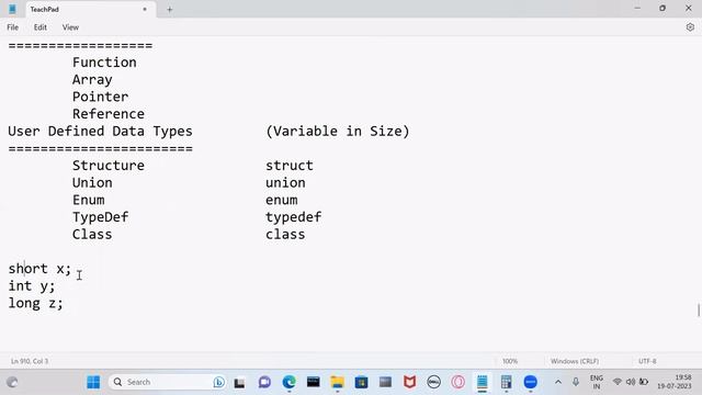 Different Datatypes in C Programming - Part3 смотреть онлайн