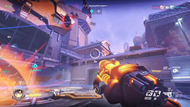 Overwatch Torbjorn Gameplay | Торбьорн Геймплей КБ Вольской [1440P, 60 FPS] смотреть онлайн