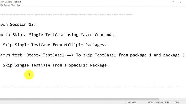 How to Skip Single TestCase using Maven Commands| Skip Multiple Tests from multiple/Specific packag смотреть онлайн