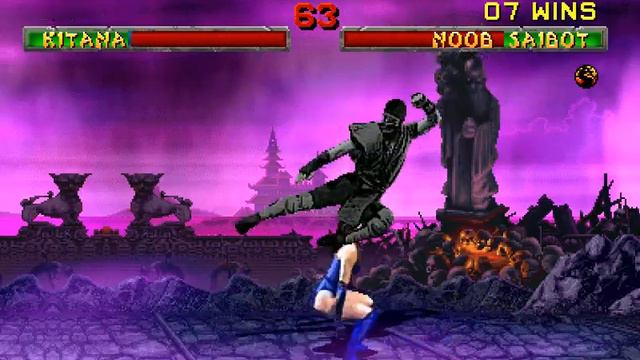 Mortal Kombat 2 Unlimited Noob Saibot Playthrough - (Gameplay) смотреть онлайн