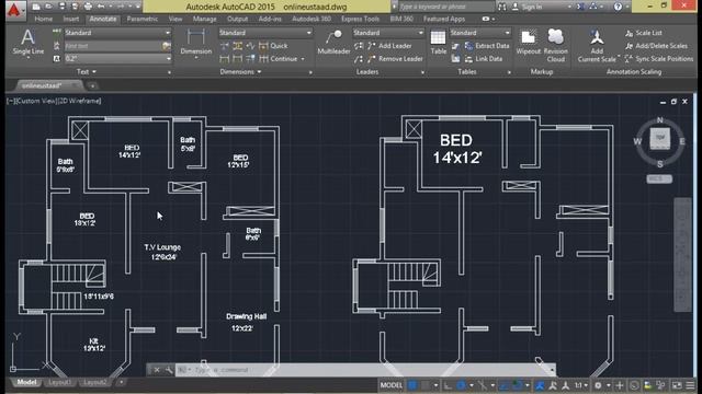 AutoCad 2D/3D Tutorials in Urdu/Hindi - part 36 adding text to the project смотреть онлайн