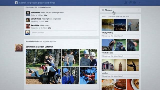 О новом дизайне на Facebook смотреть онлайн
