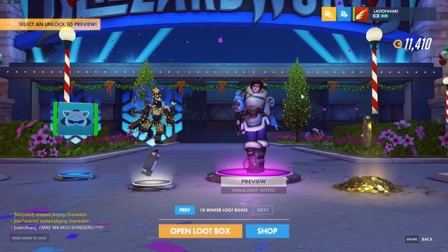 Overwatch - 21 Контейнер /// Зимняя Сказка '2018 смотреть онлайн