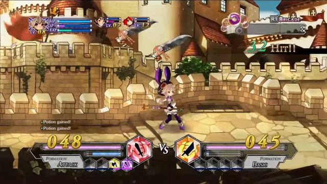 Skirmish Gameplay - Battle Princess of Arcadias смотреть онлайн