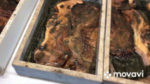 Делаем нарды из эпоксидной смолы #2