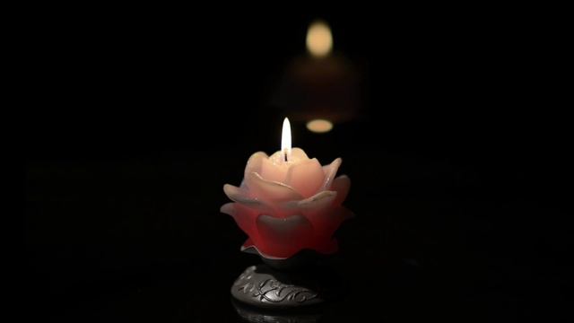 Свеча мигающая хамелеон Роза на подсвечнике аромат. от candles.kz смотреть онлайн