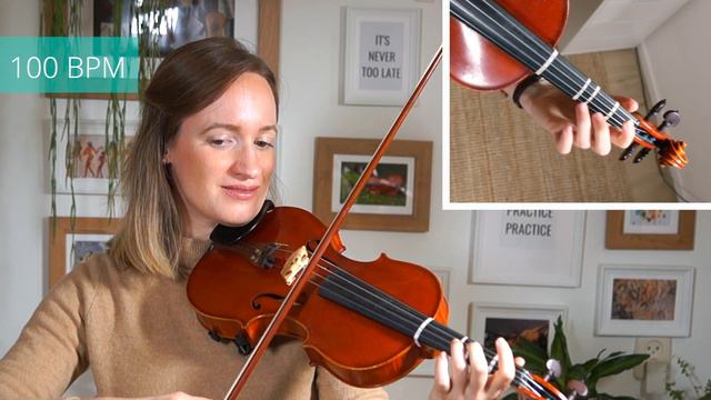 How to play Sherlock Holmes Theme - Fast Play-Along Violin Tutorial смотреть онлайн