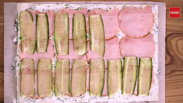 Рулеты из лаваша с карбонадом и сыром смотреть онлайн