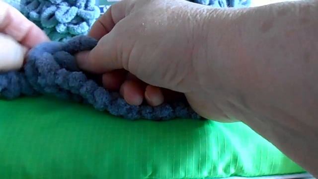 2 урок Вяжем изнаночные петли.Пряжа Ализе Пуффи. 2 Lesson We Knit The Wrong Loops. Yarn Alize Puffy