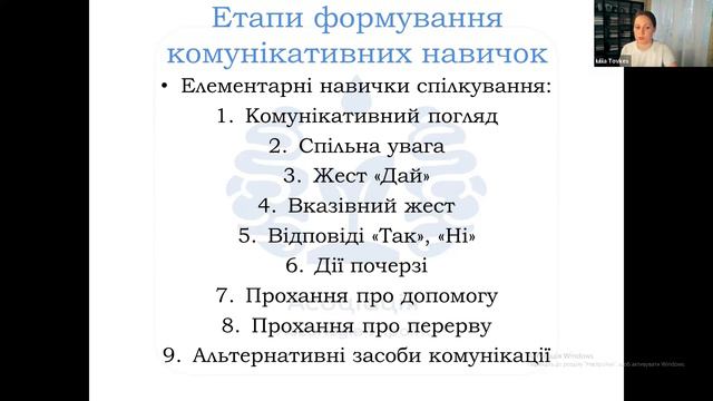 "Розвиток комунікативних навичок у дітей з РАС" логопед Юлія Товкес смотреть онлайн