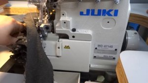 Настройка длины стежка  в промышленном оверлоке