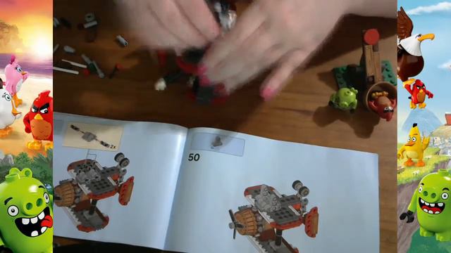 Let's Build: LEGO Angry Birds- Piggy Plane Attack смотреть онлайн