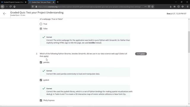 Build a Data Science Web App with Streamlit and Python Solutions | Coursera Project Solutions смотреть онлайн
