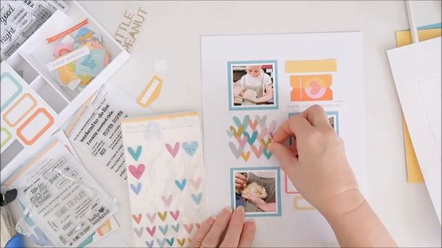 Scrapbooking Process | "Little Peanut" | Sunday Sketch feat. Citrus Twist Kits March 2020 смотреть онлайн