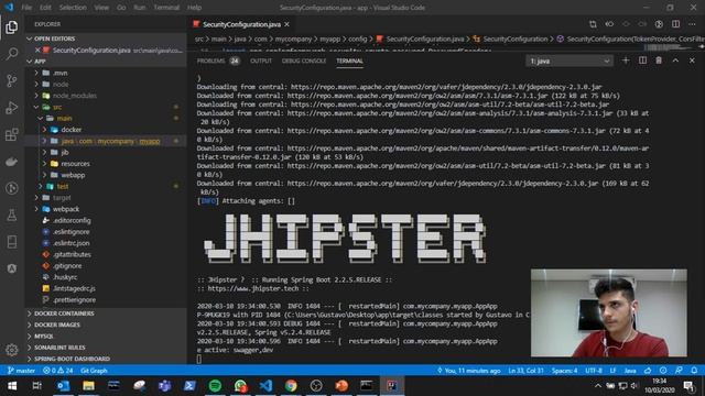 Facilitando Spring com JHipster смотреть онлайн