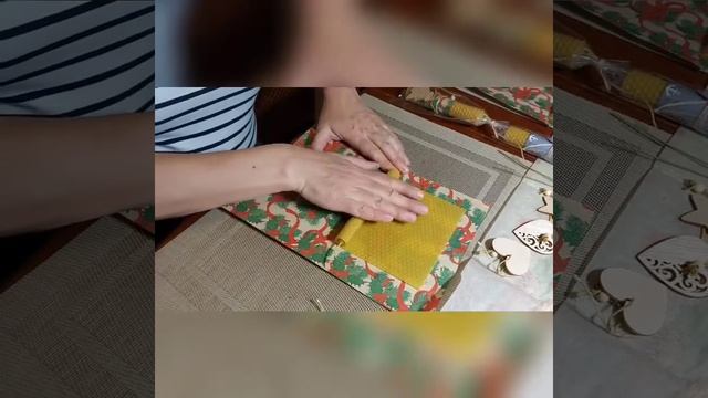 Свечи из натурального воска на Новый год своими руками! ЛЕГКО и ПРОСТО!