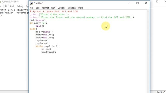 Python Program Find HCF and LCM смотреть онлайн