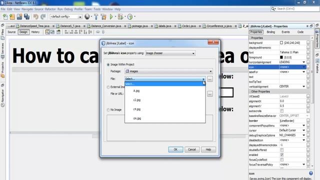 How to Calculate the Area of a Circle in Java NetBeans смотреть онлайн