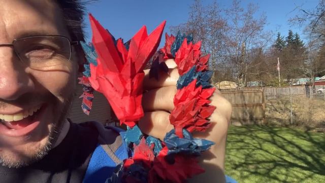 Multi Color with NO Purge? Articulated Dragon on the Cetus 2 for a First Look! смотреть онлайн