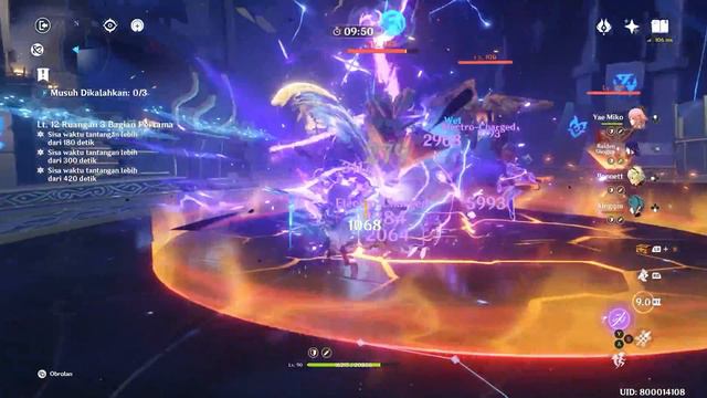 New 2.5 Spiral Abyss Floor 12 9 Stars - Genshin Impact смотреть онлайн