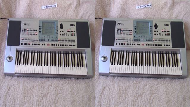 KORG PA 50 professional arranger synth performing Folk Ballad music in 3D 4K UHD смотреть онлайн