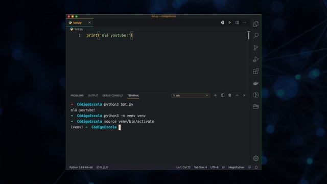 Programando um bot inteligente do Telegram em Python! (Parte 1 de 2) смотреть онлайн