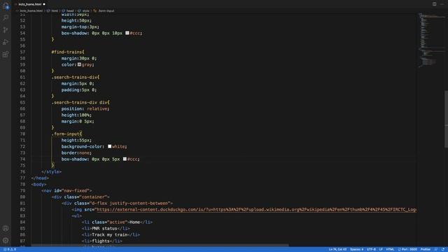 IRCTC Home Page Redesign using HTML, CSS and Bootstrap смотреть онлайн