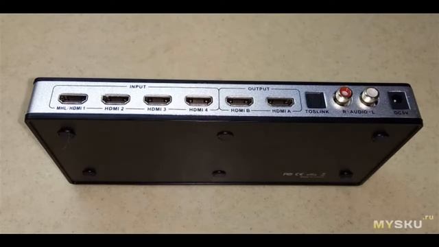 HDMI матричный коммутатор 4х2 Или Разбираемся с HDMI дома. | #Обзор смотреть онлайн