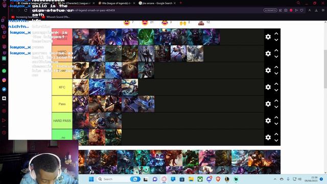 The ultimate... like for real... LEAGUE OF LEGENDS smash or pass tierlist смотреть онлайн