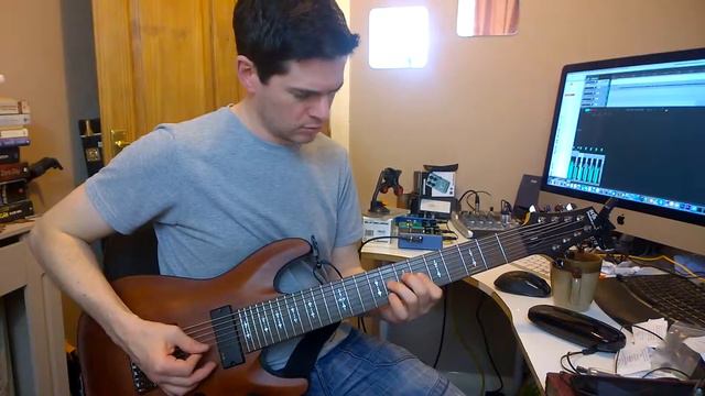 Riff Of The Day #12 | Lee Allan | Schecter Omen-8 | Positive Grid Bias Desktop смотреть онлайн