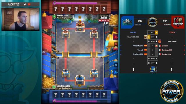 TSG REVOLUTION VS 100% VIP eSPORTS | POWER CUP | GRUPO E | CLASH ROYALE смотреть онлайн