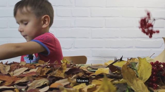 Сова из листьев (поделка в детский сад) смотреть онлайн